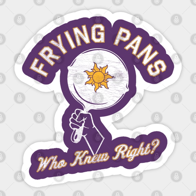 Frying Pans! Sticker by CFieldsVFL